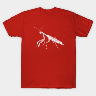 Praying Mantis - insect lovers hand drawn design T-Shirt